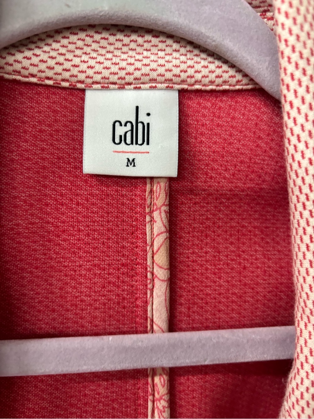 CAbi Rose Pink Textured Cropped Blazer Jacket - Picture 2 of 6